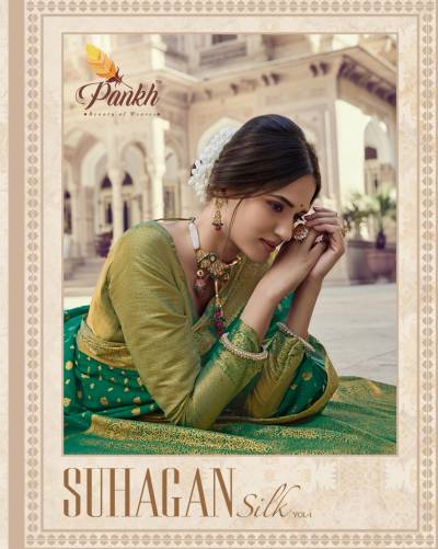 Suhagan Silk Vol 1 By Pankh Designer Wedding Saree Collection